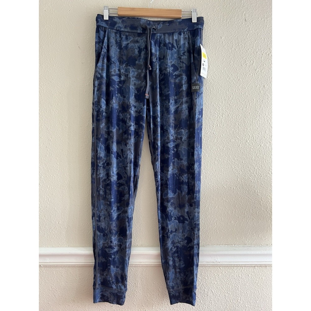 New SAXX Snooze Super Soft Modal Sleep Pant Men's Size S Blue Jogger